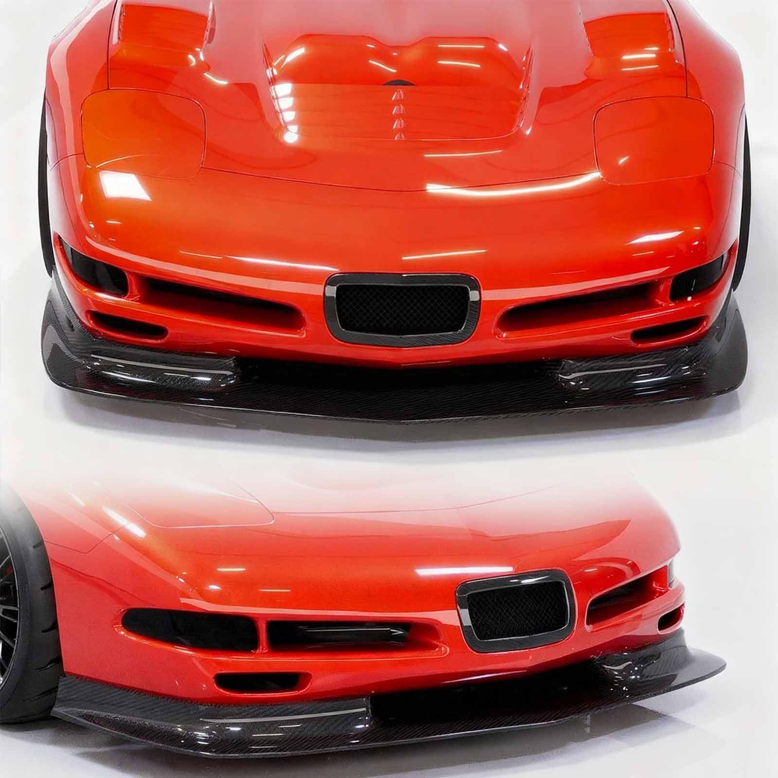Amazon | フロントバンパー空冷ダクトグリル シボレー コルベット C5