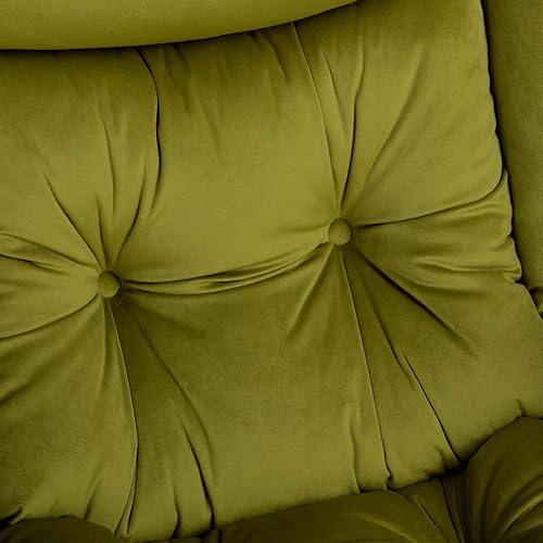 Miniatura 89 de HollyHOME - Silla perezosa grande de tela para sala de estar, silla de lectura, acogedora silla de descanso con reposabrazos, sofá de ocio, color