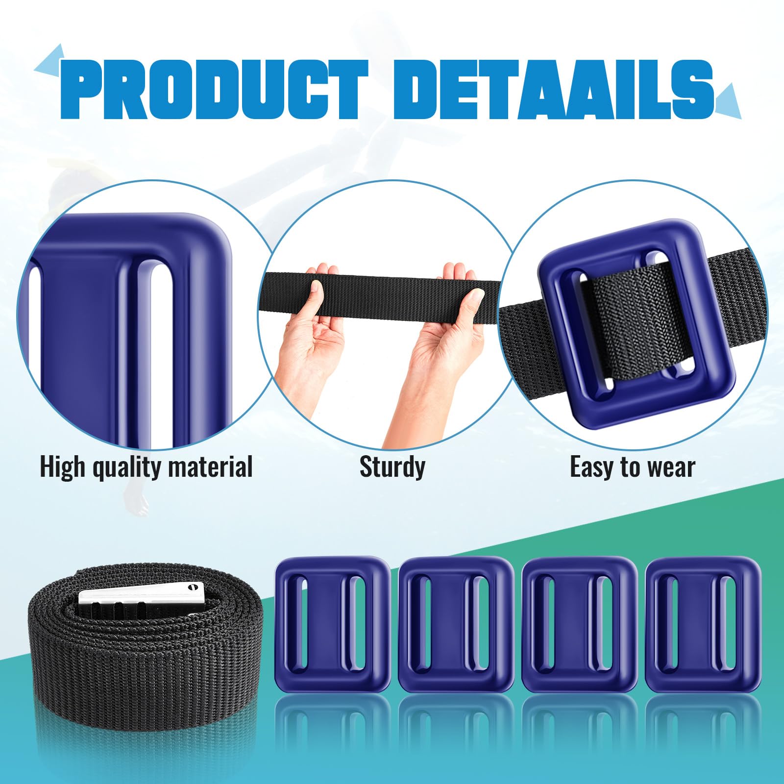 Tellegloww Dive Weights Belt - Thumbnail 3