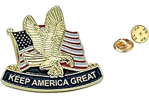Keep America Great Lapel Pin, Trump 2020 Pin, American Flag Pin, MAGA...