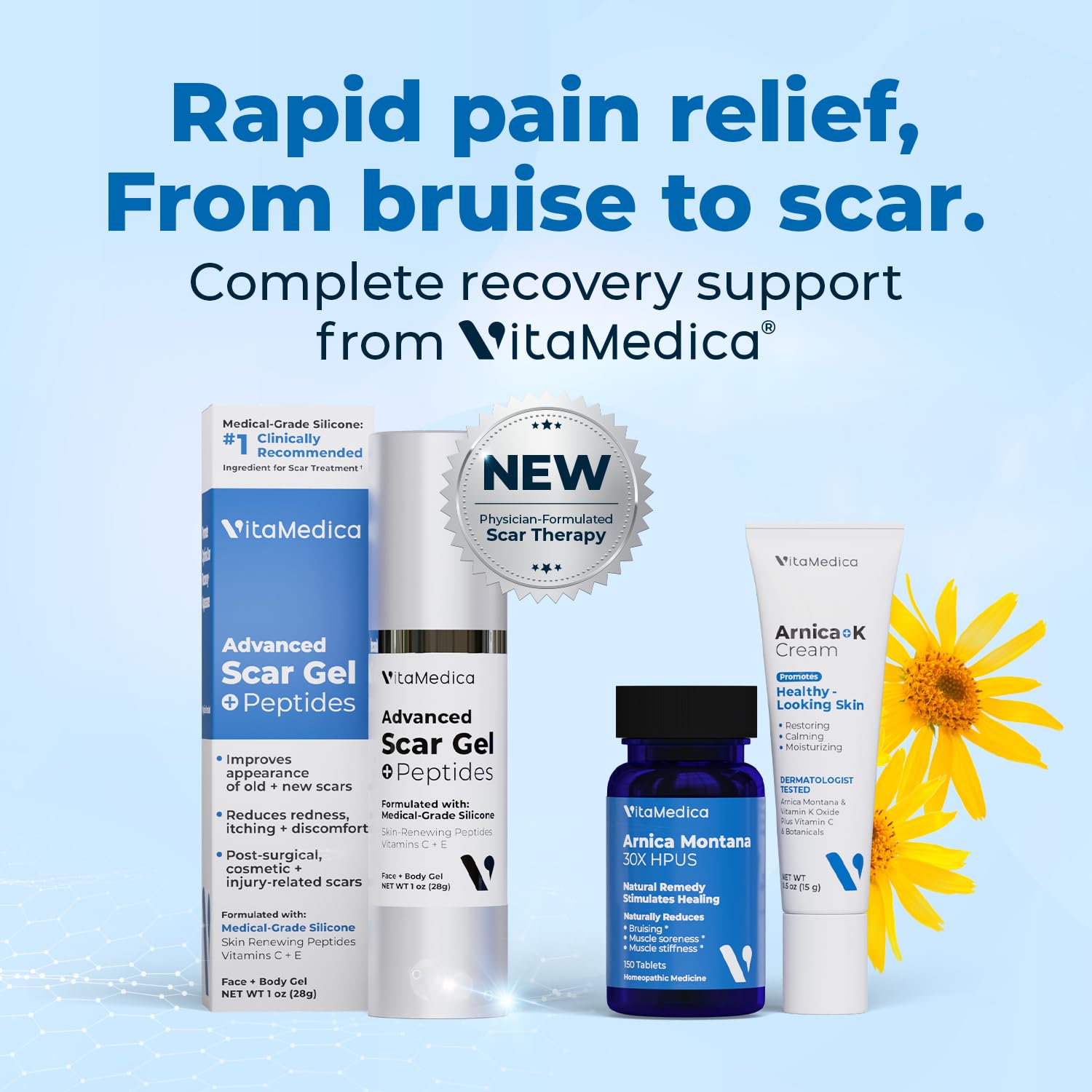 VitaMedica Arnica Gel +15 Healing Plant Compounds, Extra Strength, 3 oz — Amazon image 6