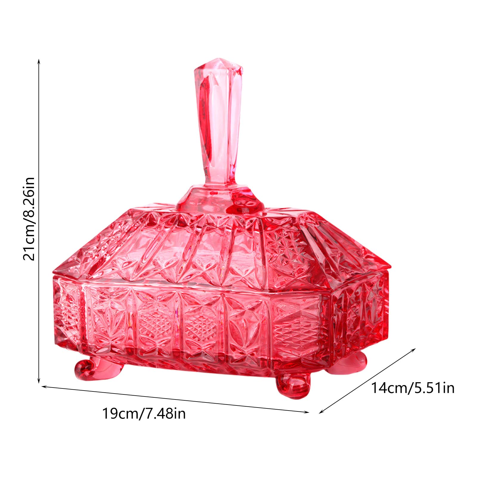 Dispensador de Caramelos en Tarro de Cocina Transparente Elegante para exhibir Dulces, nueces y artículos Decorativos en hogares Modernos, Tarro de Caramelos de