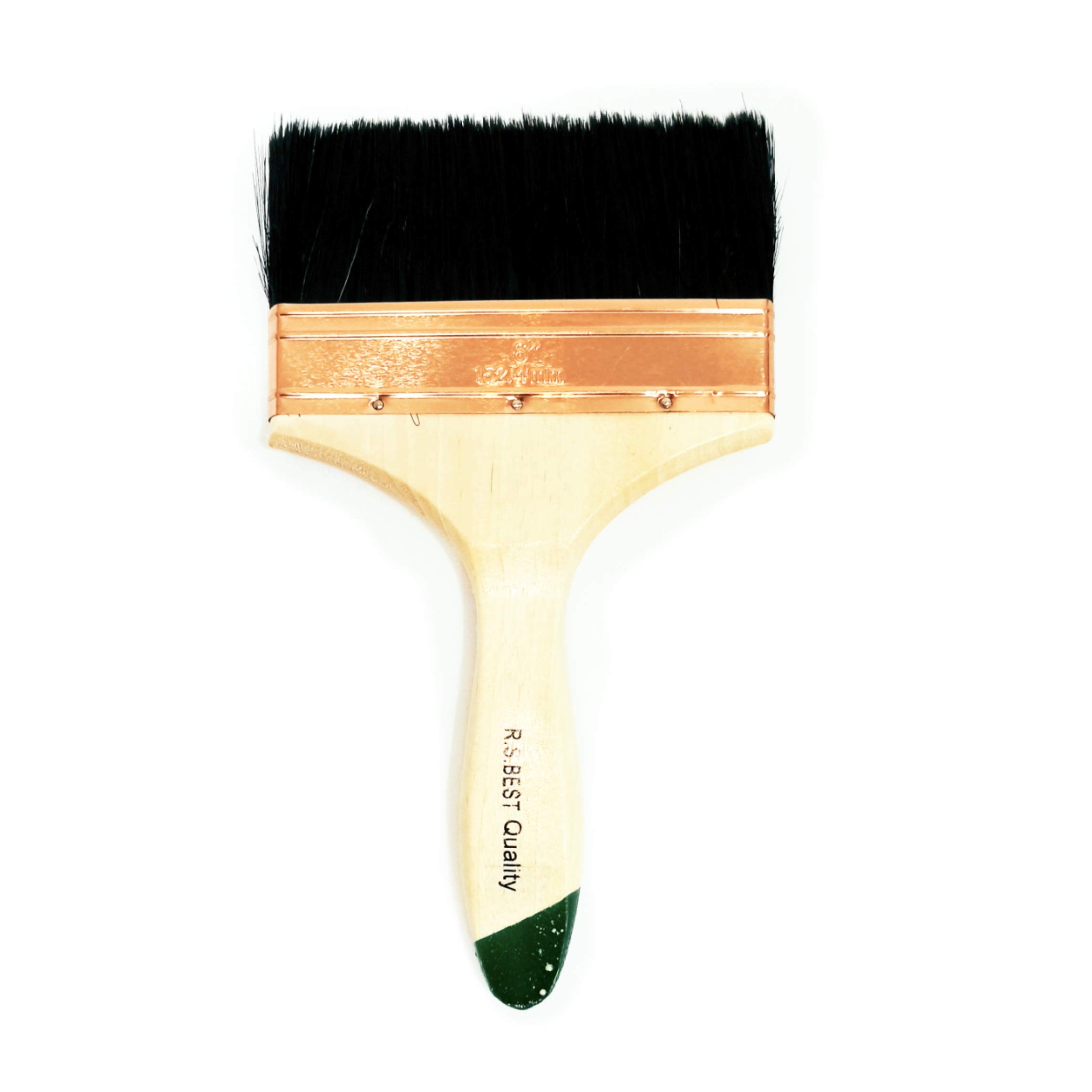 DARIT 3 PCS 6" Copper Bound Bristle Blend Art Wall Plasterers Water Splash Oil Paint Brush (3) 3