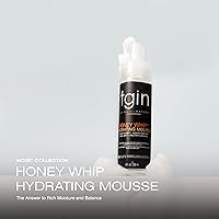 Vista 2 de tgin Honey Whip - Mousse hidratante para cabello natural, seco, rizado y dañado, 8 onzas
