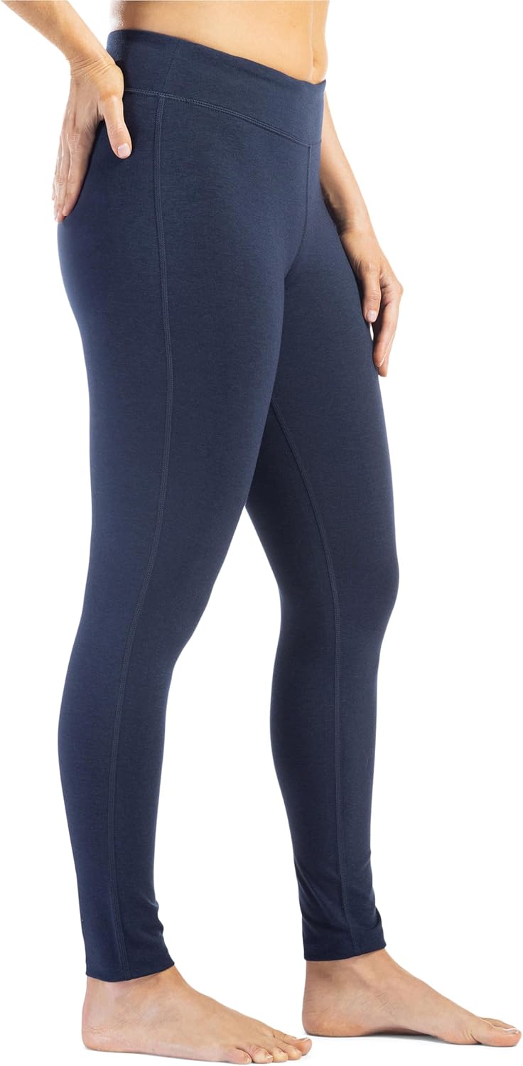 Fishers Finery Women's Ecofabric Classic Athletic Yoga Ankle Length Legging - Image 2