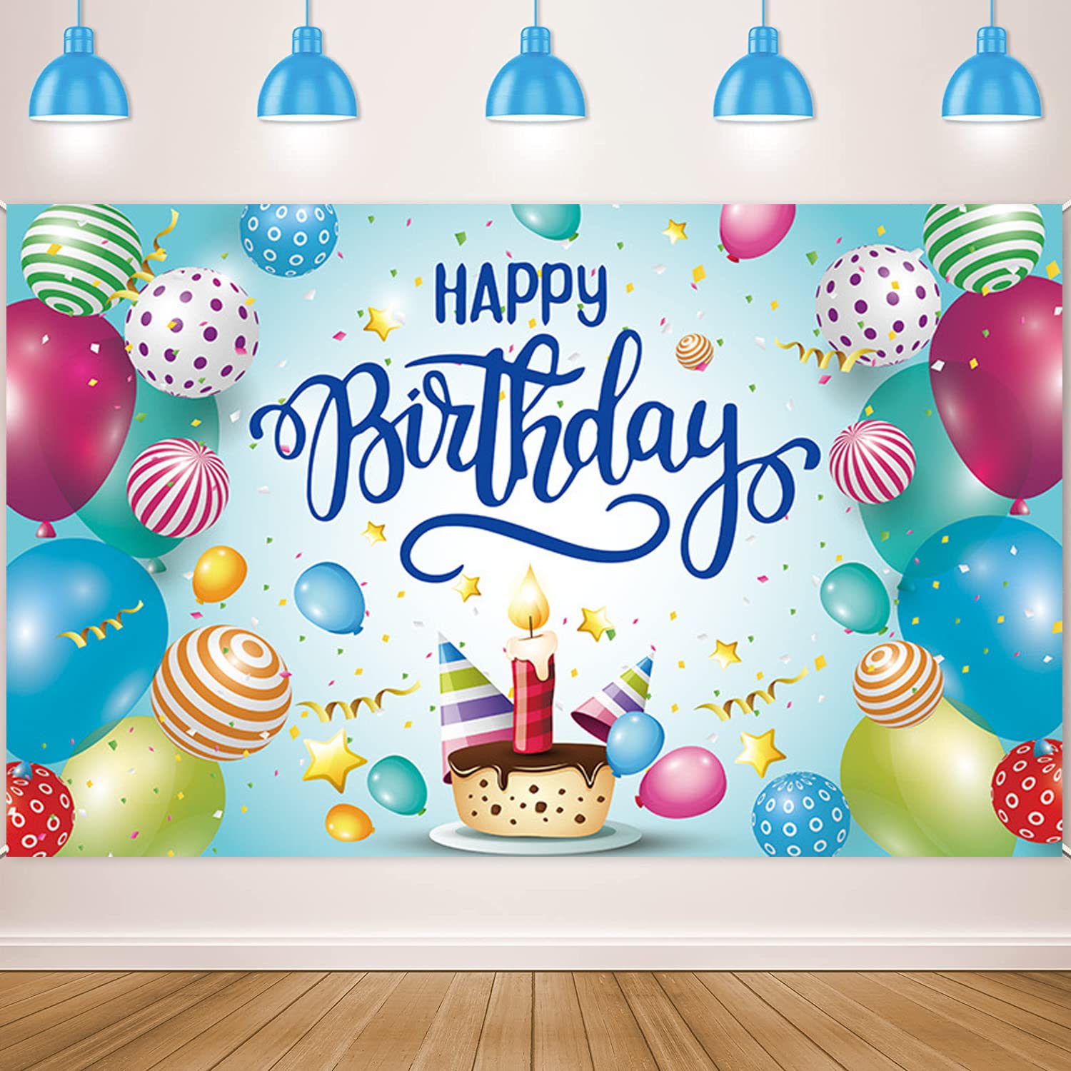 Cartel De Neón Con Texto En Inglés "Happy 16", Decoración Teática De