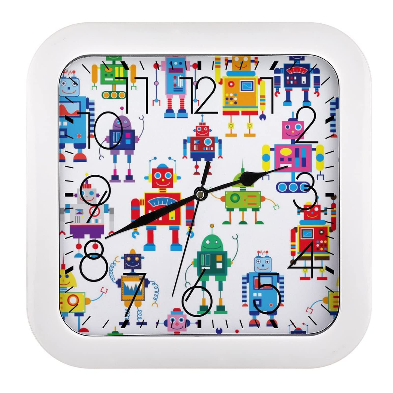 Pendule murale silencieuse sans tic-tac pour une concentration absolue