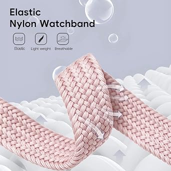 の伸縮性のあるナイロン磁気バンド Google Fitbit Air対応