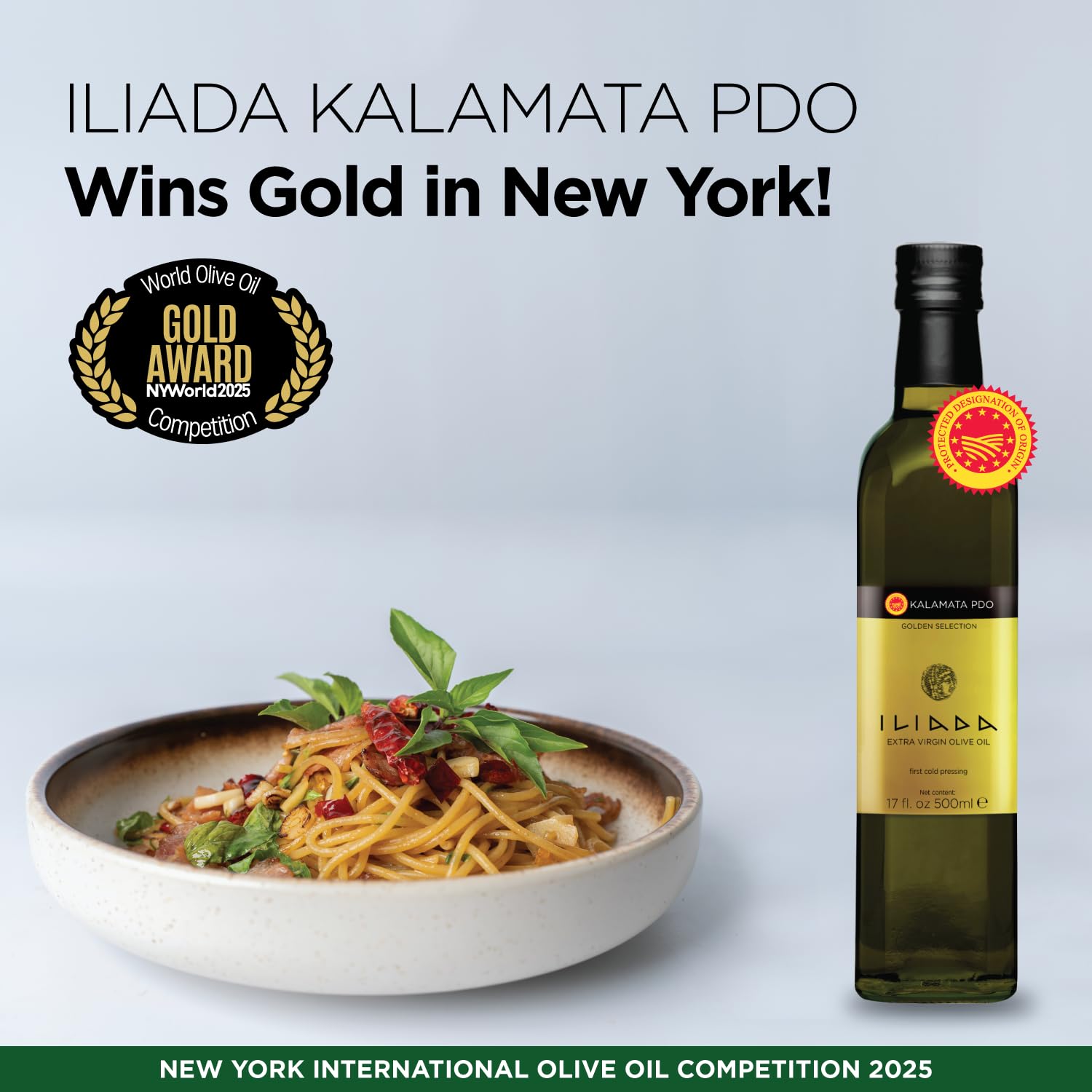 Iliada Kalamata PDO Extra Virgin Olive Oil, 500mL | Multi-Awarded | Single Region 100% Greek | Monovarietal Koroneiki | Cold Press | Polyphenol Rich | Chef's Favorite - Image 4
