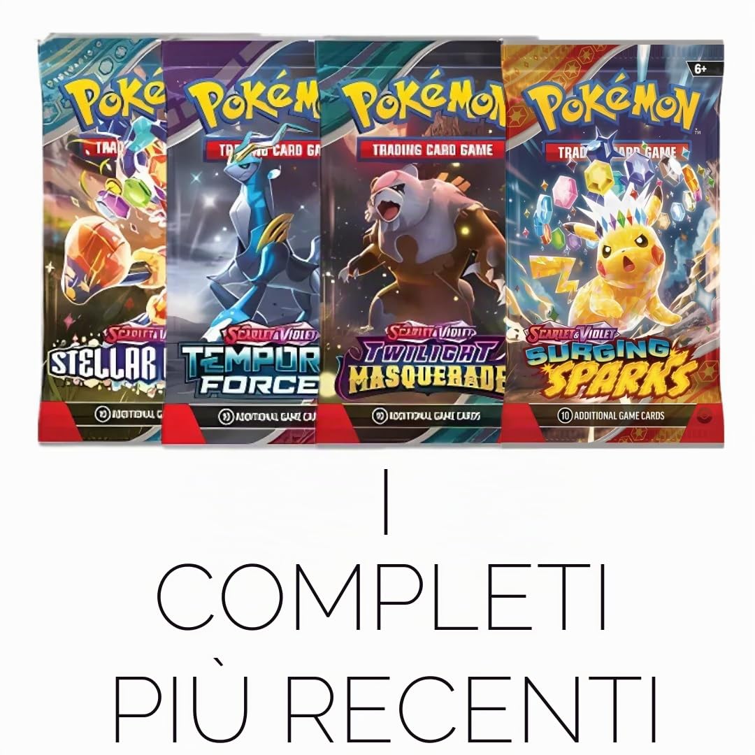 Pokémon Celebrazioni 25° Anniversario - Confezione Booster – Edizione inglese + 1 x TitanCards Toploader | Tutte le carte Pokémon Holo | 4 carte di gioco aggiuntive per confezione