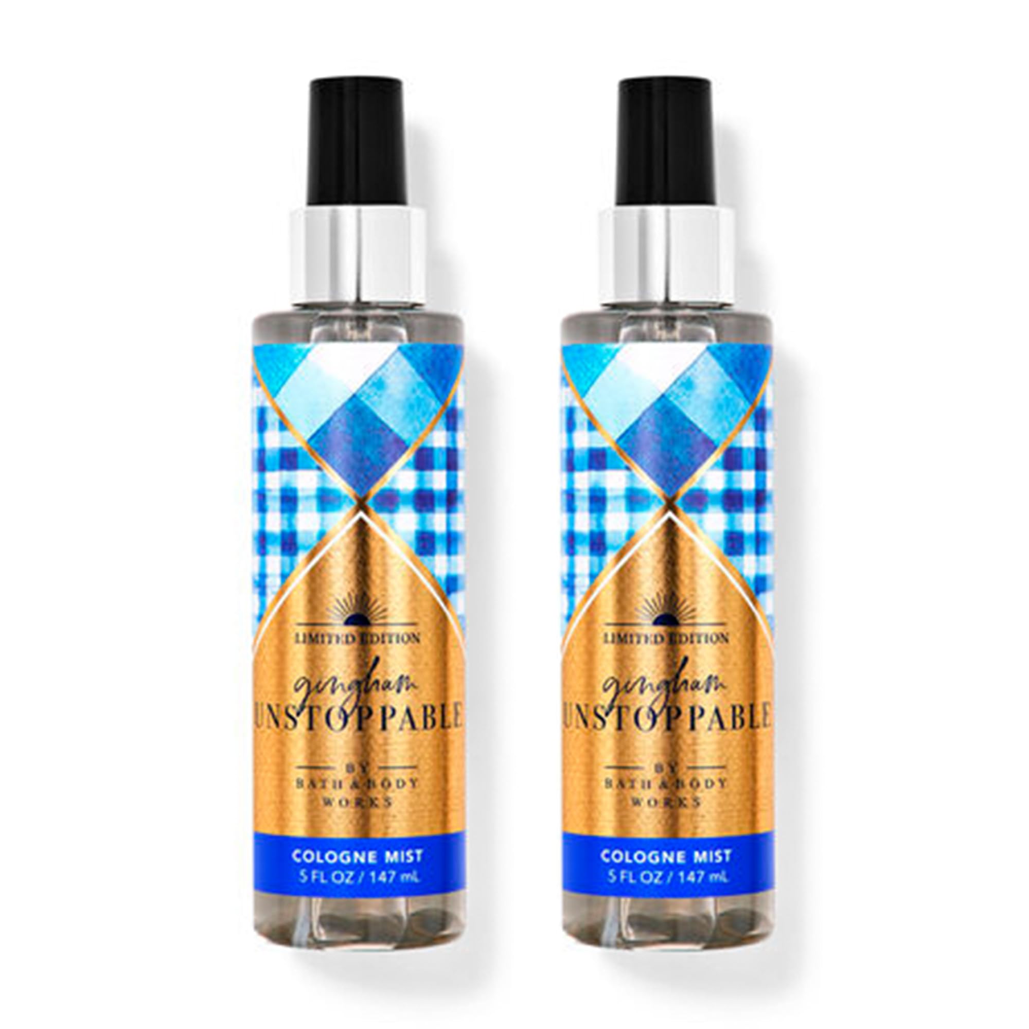 B&BW - Bath and Body - Gingham Unstoppable Cologne Mist 5oz (Pack of 2)