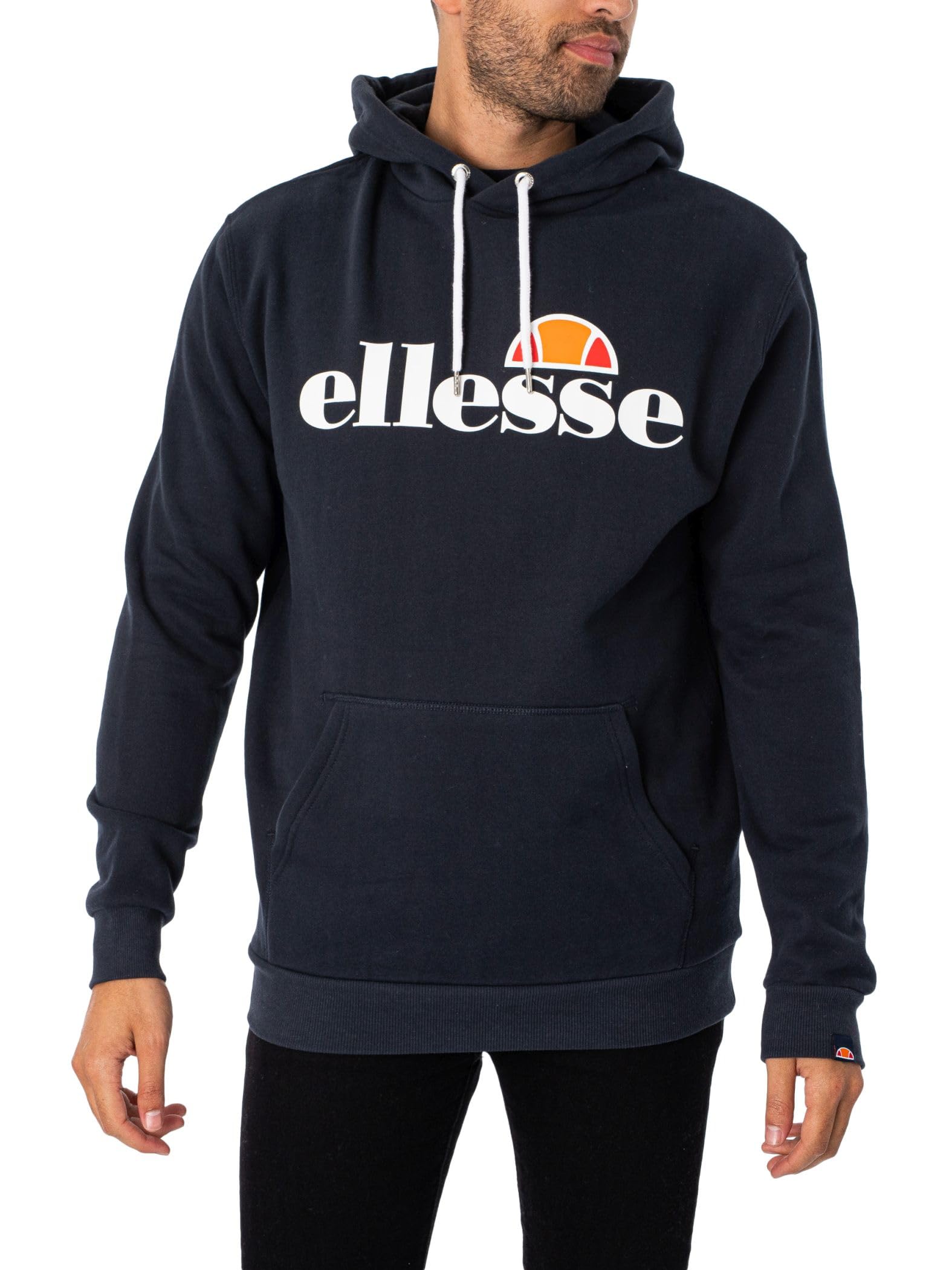 Ellesse Men's Gottero Over Head Hoody, Navy, X-Small