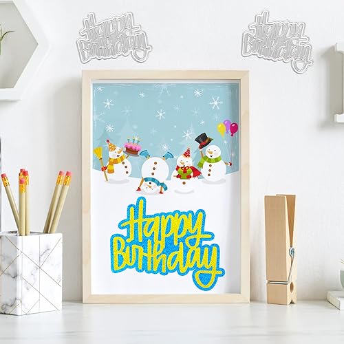 Miniatura 3 de MIKIMIQI - Plantilla de troqueles de corte de metal, troqueles de metal para álbumes de recortes, troqueles hechos a mano, plantillas de grabación