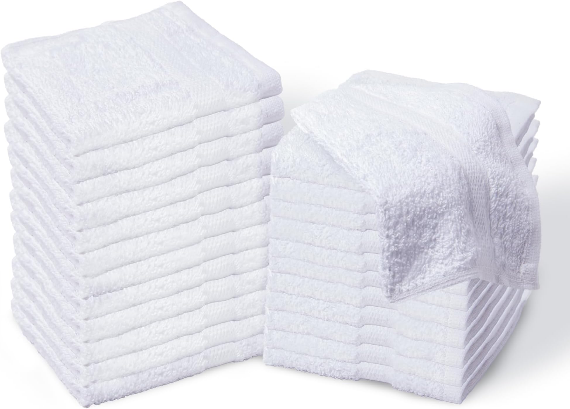 Bulk Spa White Washcloths