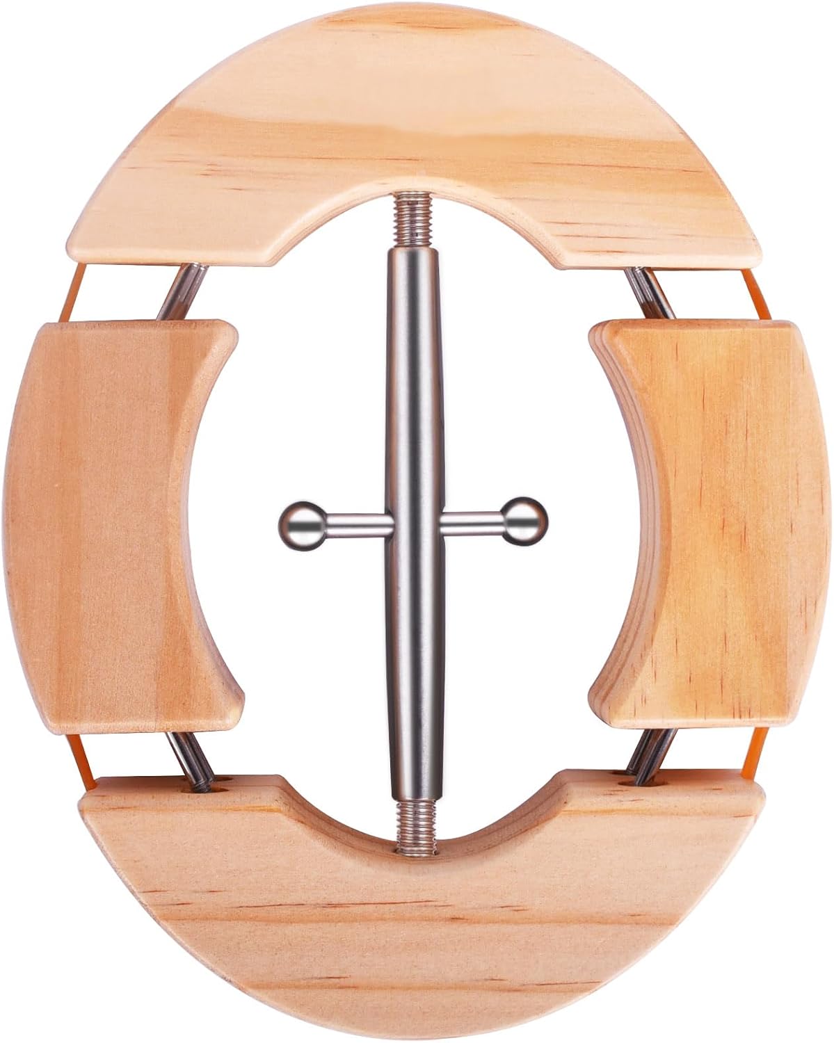 Heavy Duty Wooden Hat Stretcher, 4-Way Adjustable, Universal Fit for Men's Cowboy Fitted Hats