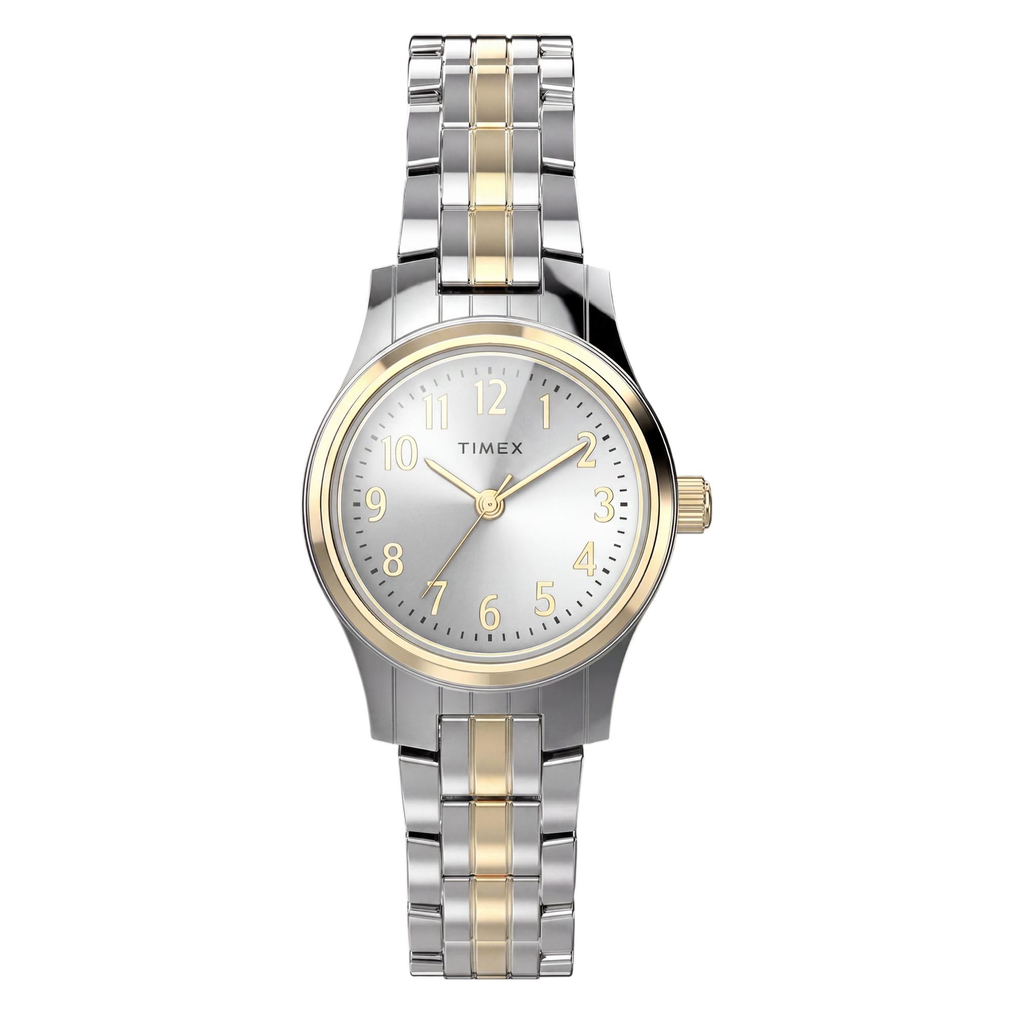 Women's Main Street Sport Chic 26mm Watch - Two-Tone Bracelet Silver-Tone Dial Two-Tone Case