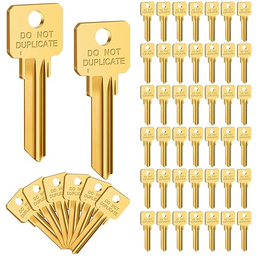 50 Pcs Do Not Duplicate Key Blanks Metal Key Replacements