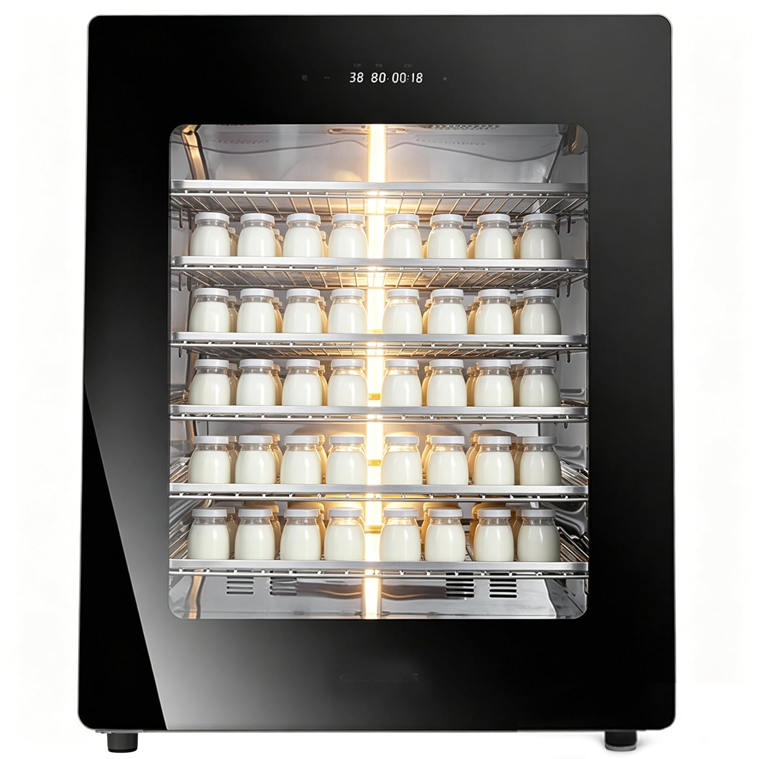Qiang 100L Electric Dough Proofing Box Bread Fermenter | Precise Temp Humidity Control | Even Fever | Removable Design | for Home Baking Sourdough Pizza Dough Yogurt Natto