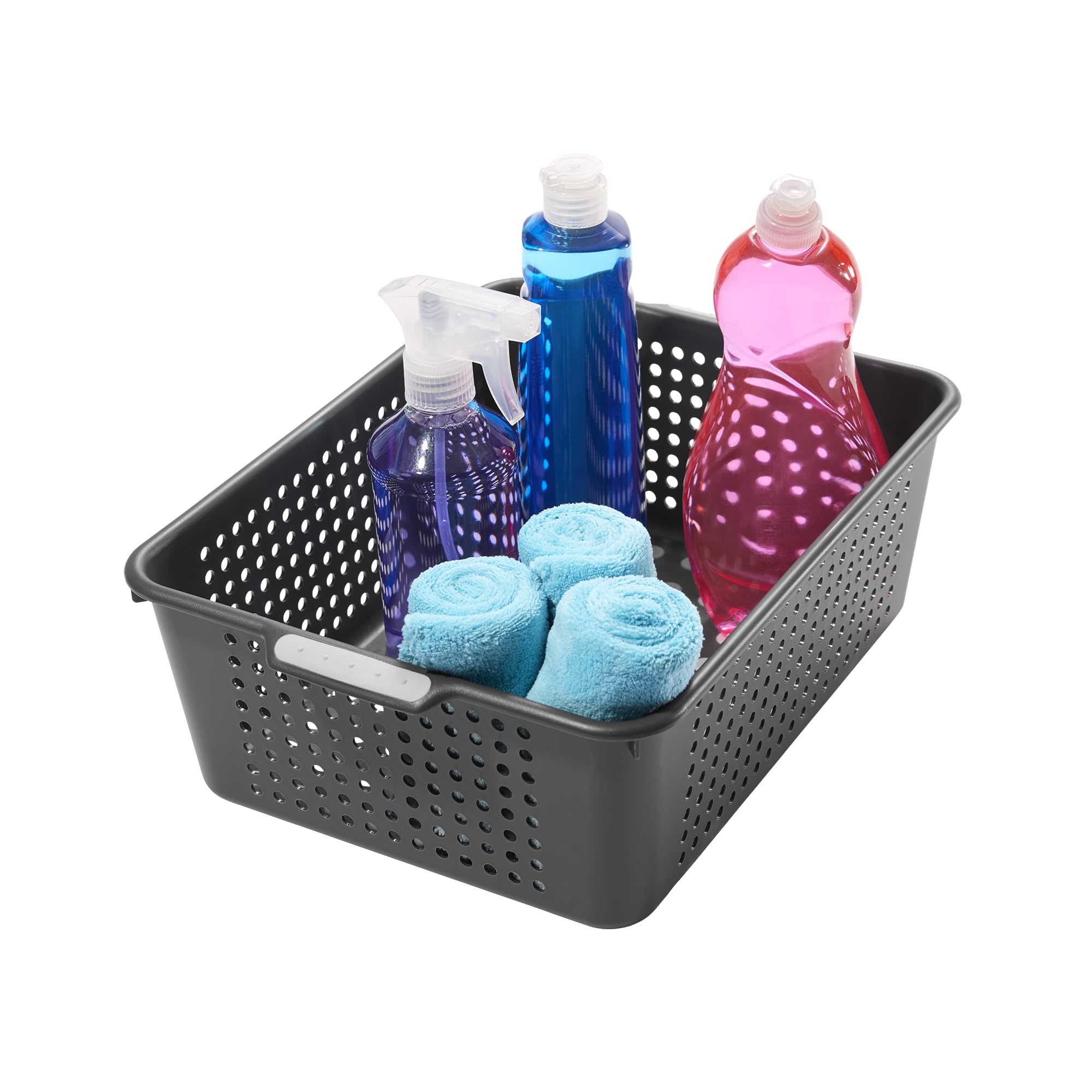 madesmart Medium Storage Basket, Granite