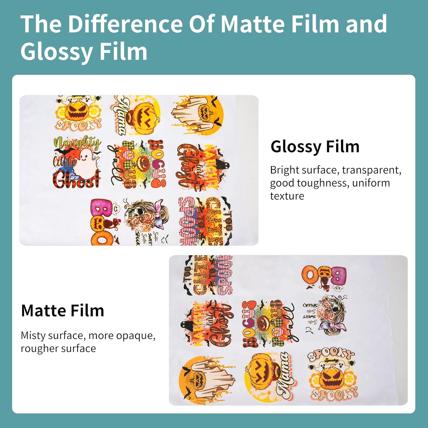 DTF Transfer Film Roll 13" x 328ft - Premium A3+ DTF Film Roll,Double Sided Matte Clear PreTreat PET Heat Transfer Paper, Cold and Hot Peel, Direct to Film for T-Shirts Textile