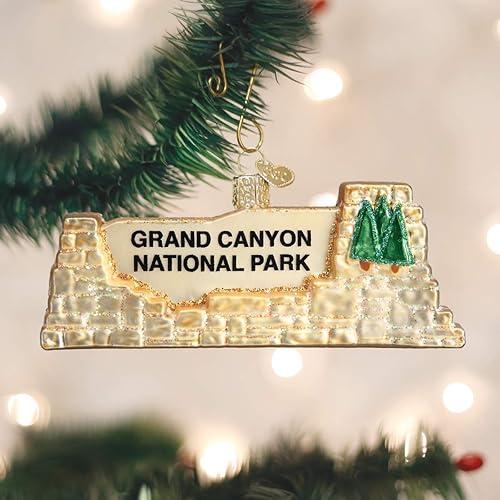 Miniatura 8 de Old World Christmas Bryce Canyon National Park Adorno de cristal soplado para árbol de Navidad