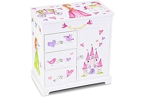 Jewelkeeper Jewelry Box for Girls: Magical Melody for Treasured Keepsakes