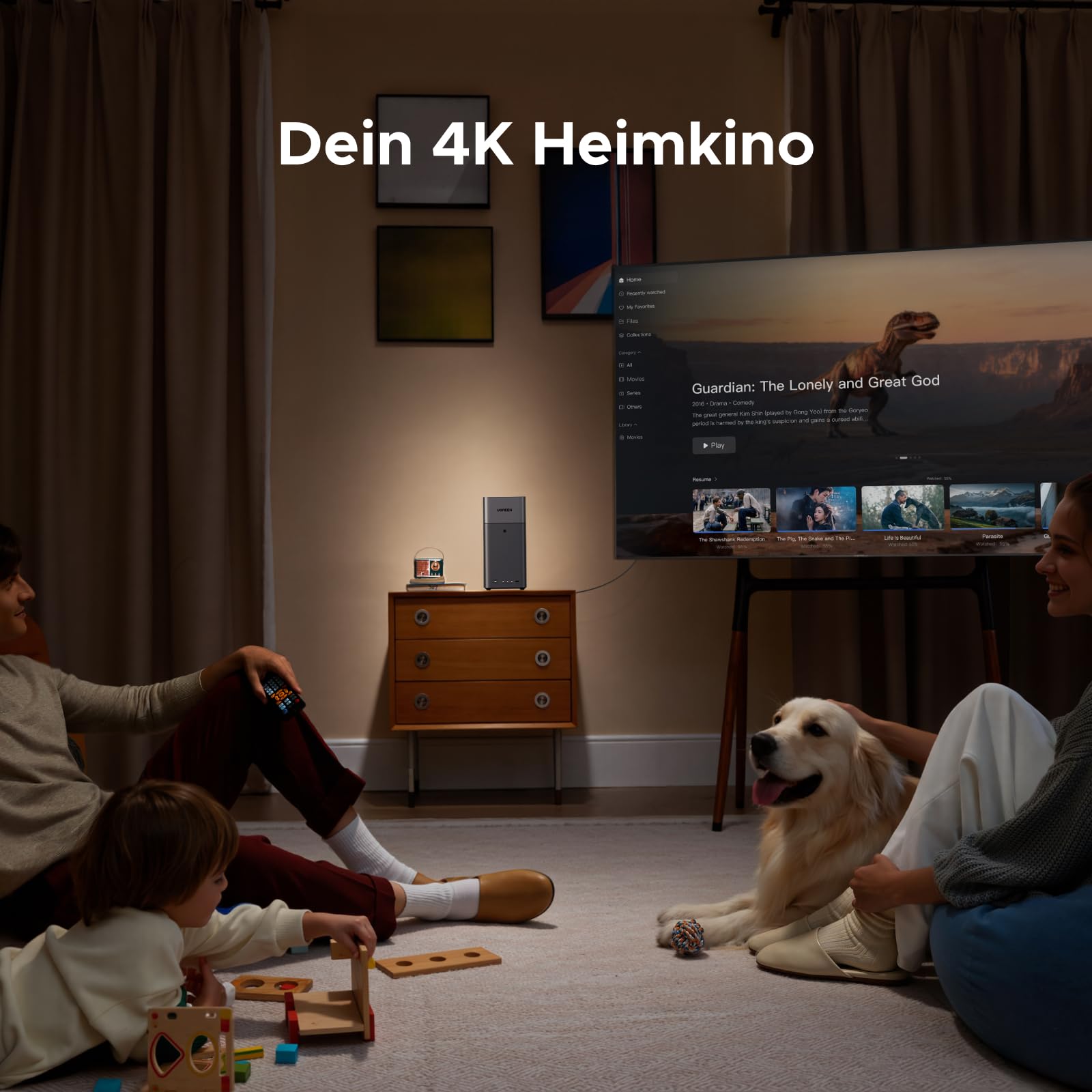 UGREEN NASync DH2300 2-Bay Desktop-NAS-Bundle mit NVMe-Gehäuse