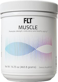FLT Muscle Performance Supplement for Muscle Strength, Recovery & Endurance with Plant-Based Peptides, Creatine, L-Glutamine, Magnesium, Zinc & Electrolytes – 30 Servings | Vegan