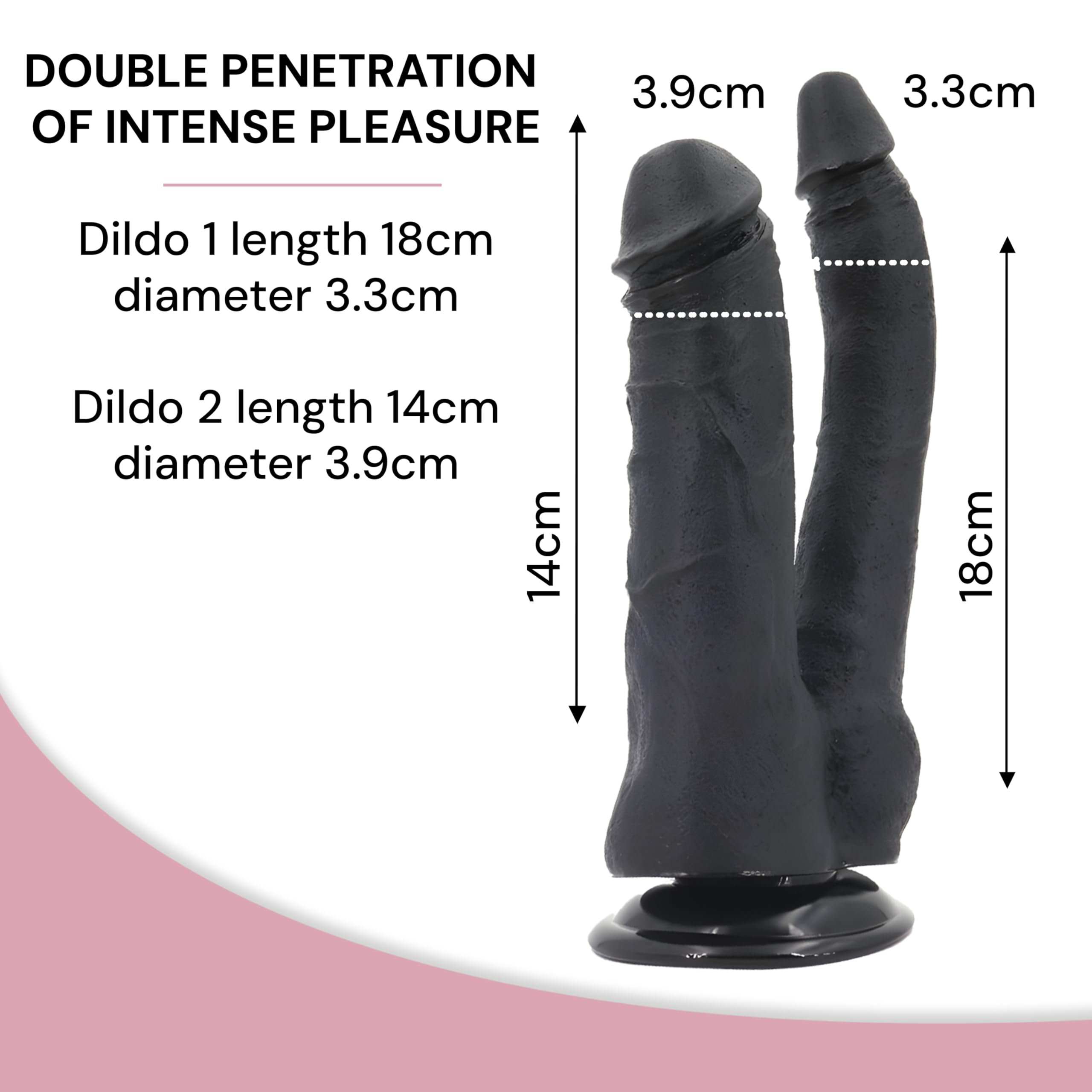 FOPS Dido doppia penetrazione per donna anale donna Sex toys Dildo doppio Sesso accessori per coppia Sex toysper per coppie Anal dildo Dildo Poppio pene Dildò Double pene D27
