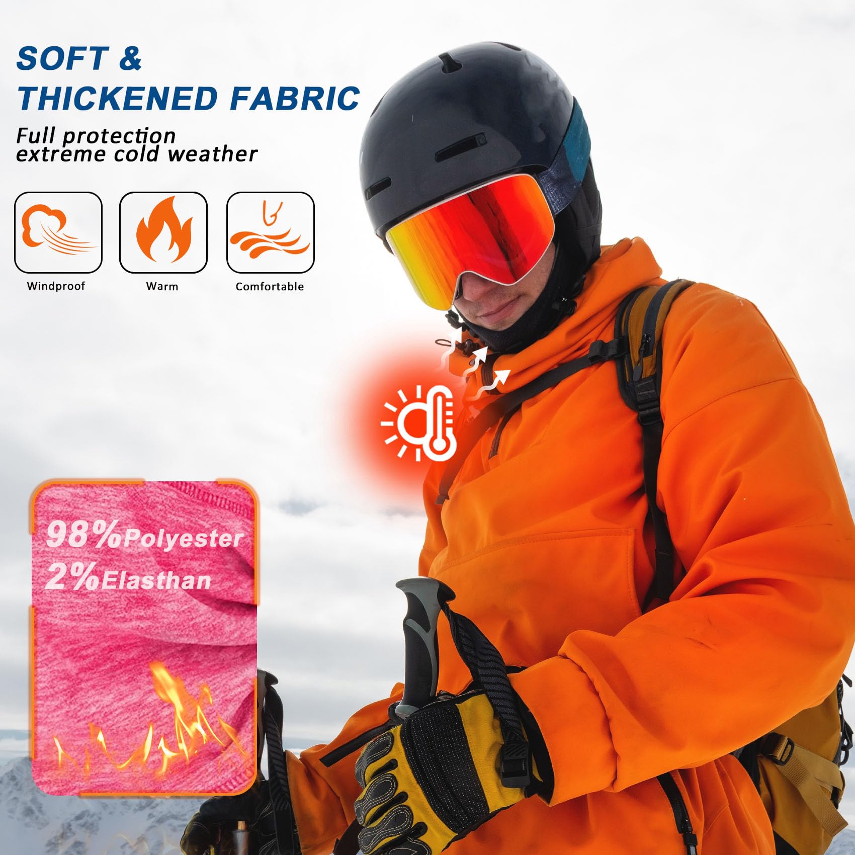 mysuntown Kominiarka Unisex-dorosły Balaclava Face Mask (1 w zestawie)