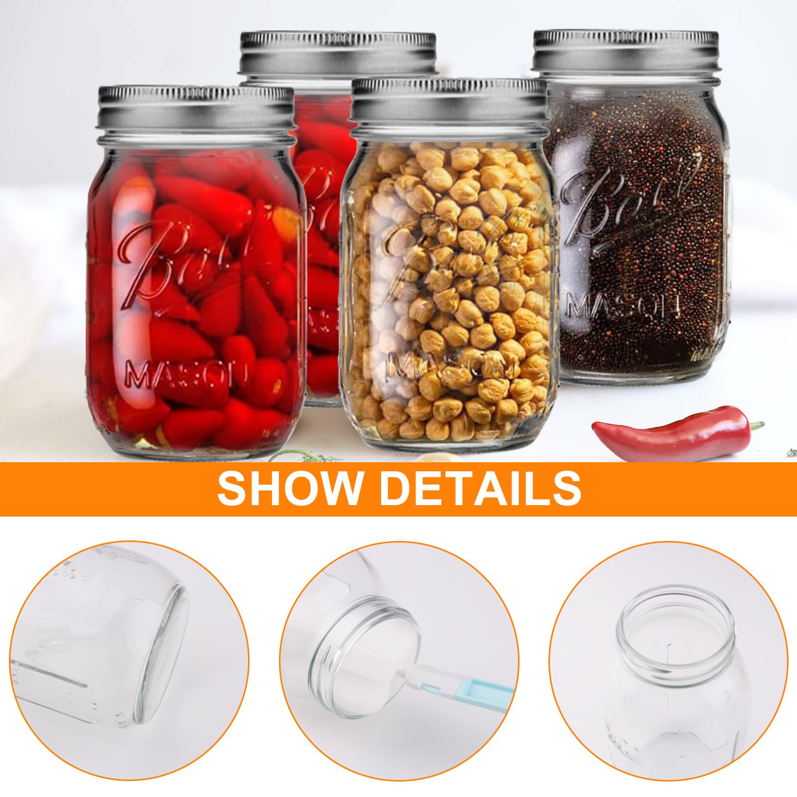 Barattolo di vetro 8 oz con coperchio barattolo di vetro con etichetta mini bara