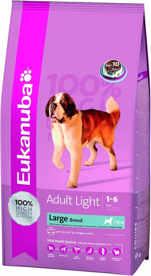eukanuba light large breed
