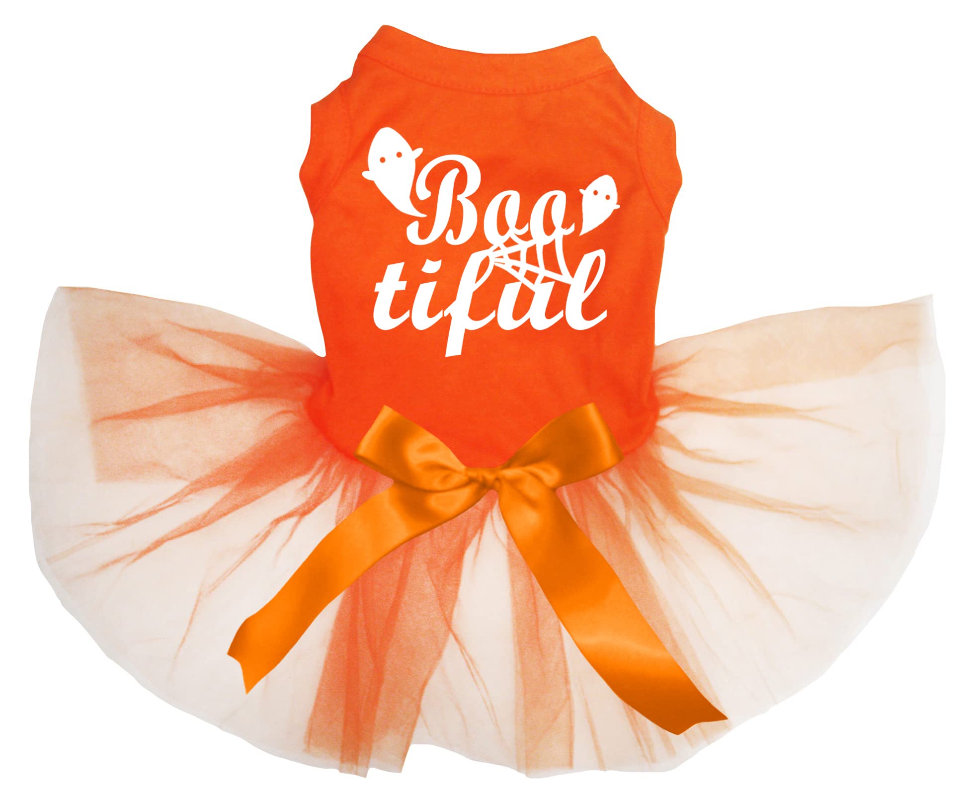 Robe pour chien orange pour les promenades d'automne festives
