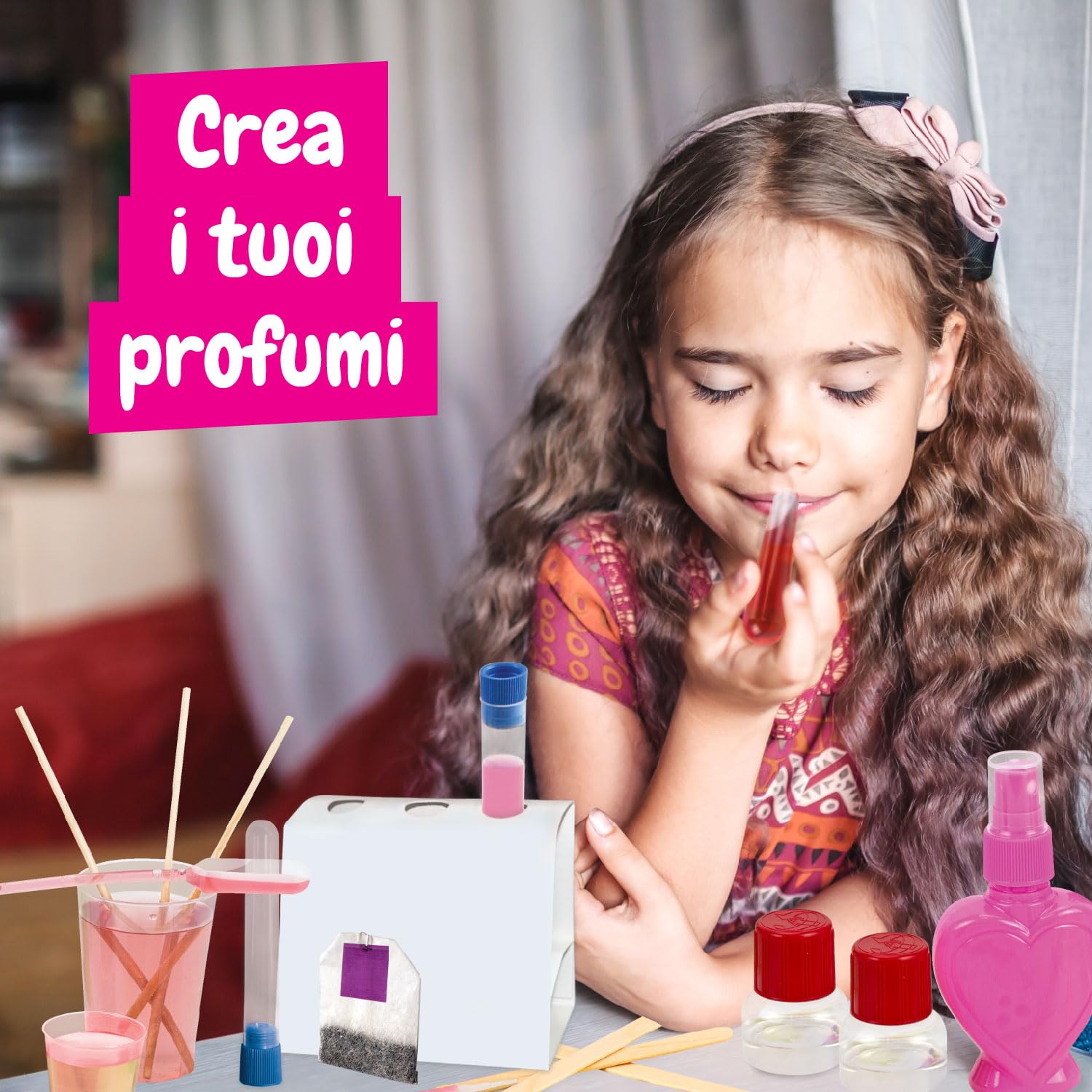 Science4you Fabbrica di Profumo - Laboratorio per fare Profumo per Bambina, Crea Acqua di Colonia Profumata, Giocattoli di Scienza e Gioco per Bambini, Regalo per Bambina e Bambino 8+ anni