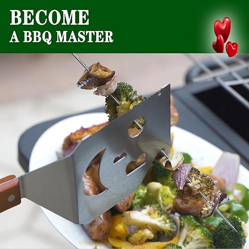Miniatura 8 de Regalo de barbacoa para hombres, papá, marido, regalos de cumpleaños, día del padre, espátula de parrilla 7 en 1, divertidos accesorios de barbacoa,