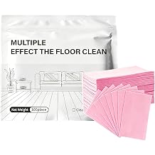 Multi-surface Floor Cleaning Tablets, Water Soluble Floor Cleaner for Mopping, High Efficiency Concentrated Multi-Surface Cleaning Sheets for Hardwood, Tile, Laminate, 100 Piece Peach