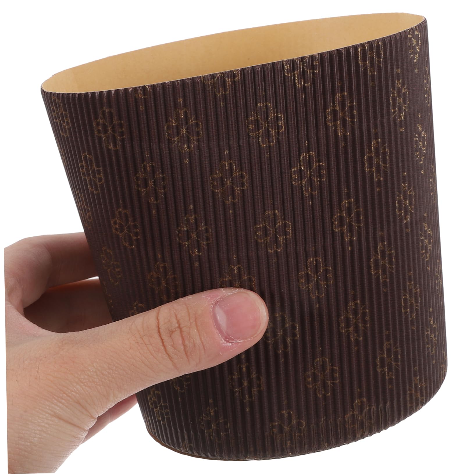 LABRIMP 25 Piezas Panettone Papel para Hornear Muffins y Pasteles Resistente la Grasa para Tartas Magdalenas Mini Cheesecakes y Chocolates para Bodas y Shower