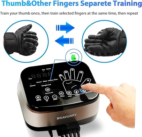 Miniatura 4 de Guante robot calentado para rehabilitación de accidentes cerebrovasculares, función de memoria, robótica, recuperación de accidentes