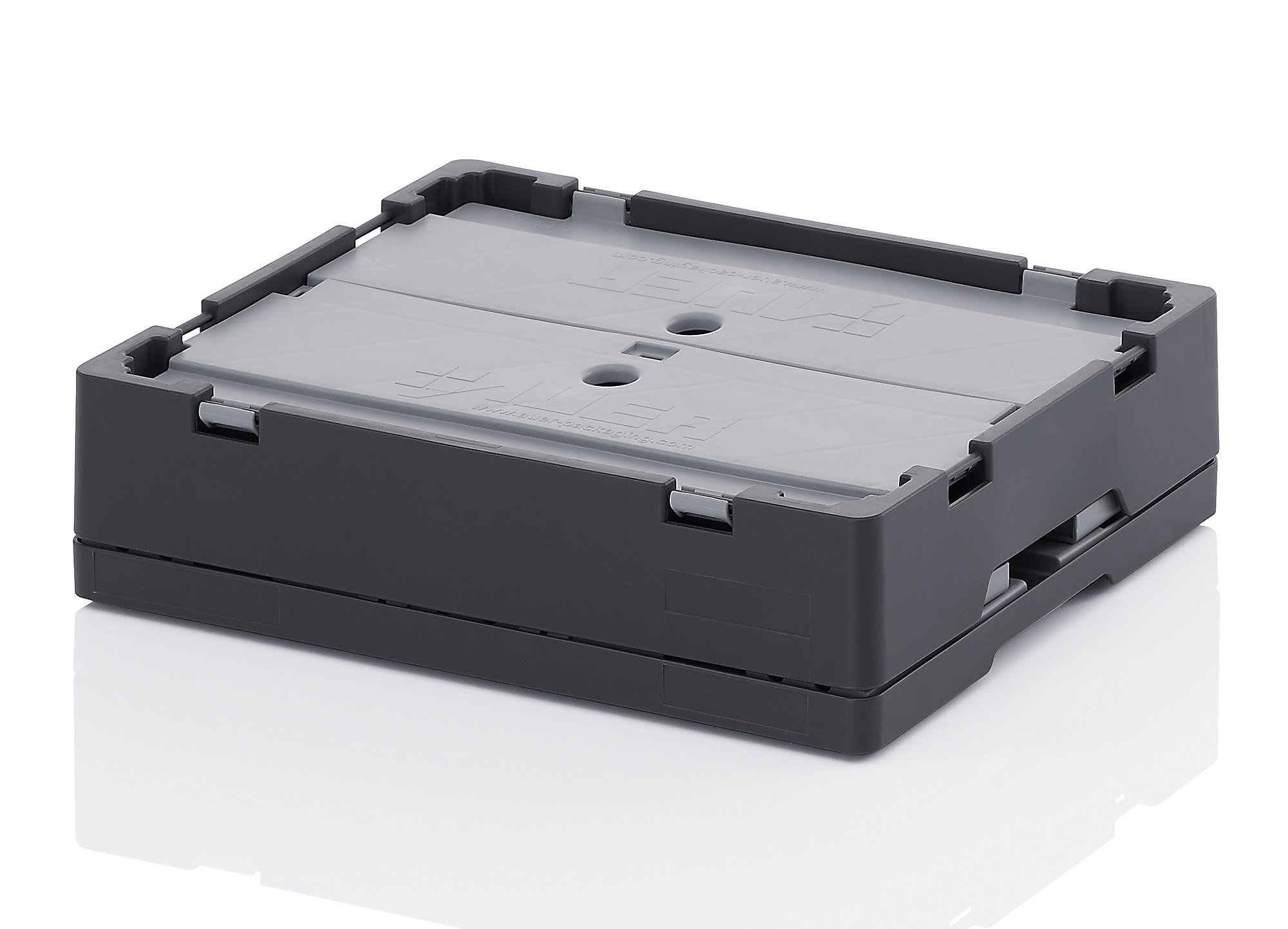 5x Profi Faltbox 40 x 30 x 32 mit Deckel stapelbar klappbar stabil Klappbox Campingbox Transportbox