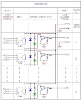 Vista 4 de Electronics-Salon Montaje en carril DIN 4 SPDT Módulo de interfaz de relé de potencia de 10 amperios, versión DC 12V.