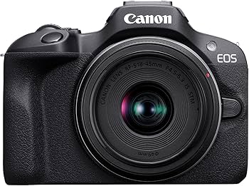 Canon EOS R100 RF-S18-45mm F4.5-6.3 é STM e RF-S55-210mm F5-