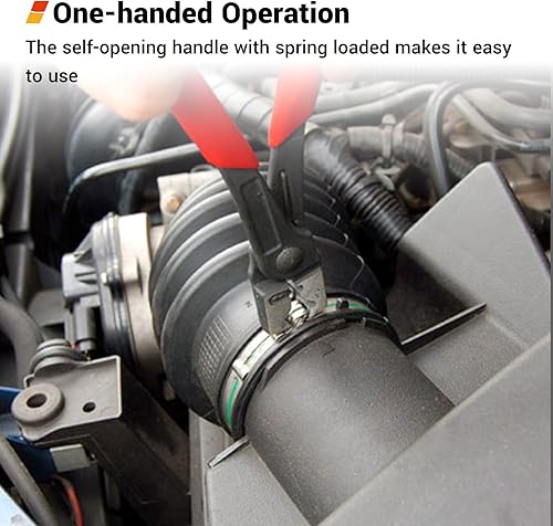 Miniatura 5 de EWK Clic & Clic-R Alicates de abrazadera de manguera de collar, alicates de abrazadera de arranque CV para Mercedes Benz BMW Audi VW