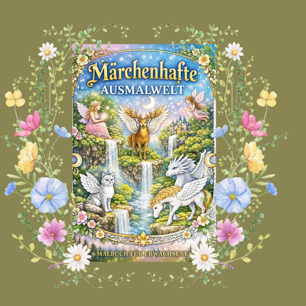 Ein Märchenhaftes Ausmalwelt: Ausmalbuch für Erwachsene
