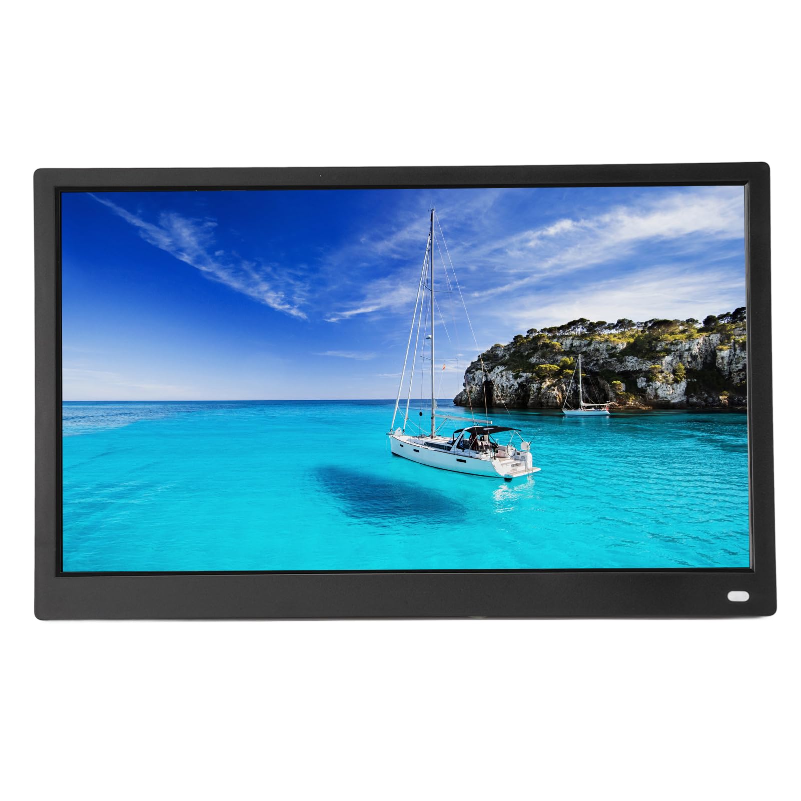 Annadue Elektronischer Digitaler Bilderrahmen, 1080P 15 Zoll Digitaler Bilderrahmen mit Fernbedienung Zum Teilen von Fotos und Videos Vom Telefon, Desktop und Wandmontage (Black)