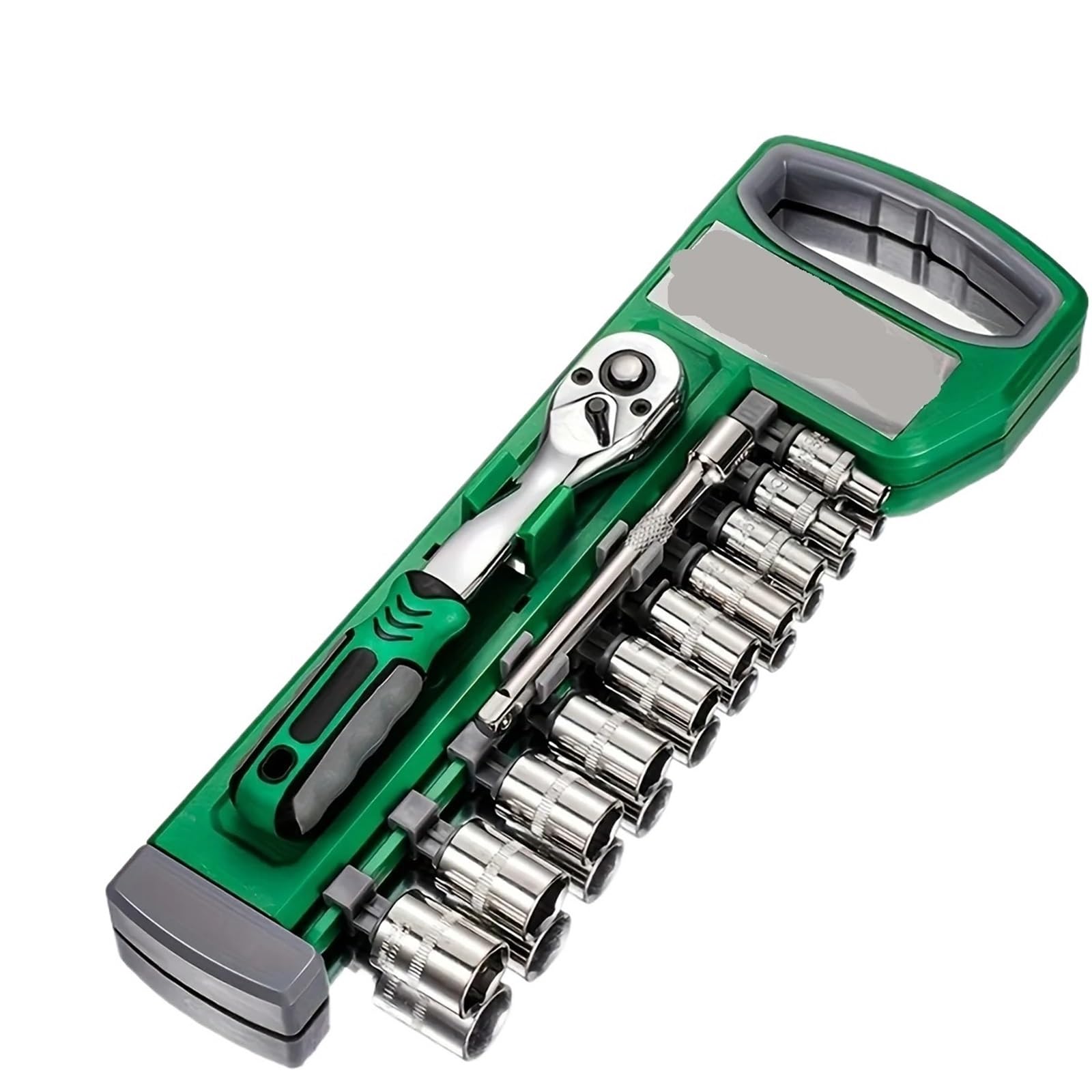 Telescopic Ratchet 72 zęby 12-częściowy zestaw kluczy grzechotkowych 1/4 "-3/8" -1/2" Szybkozłączka dwustronna rękojeść używana mały klucz dynamometryczny(G)