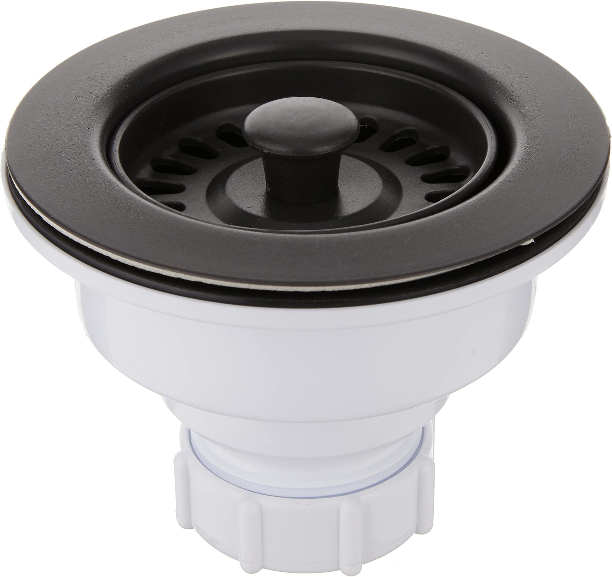 Houzer 190-9265 Sink Strainer for 3.5-Inch Drain Openings, Matte Black by HOUZER