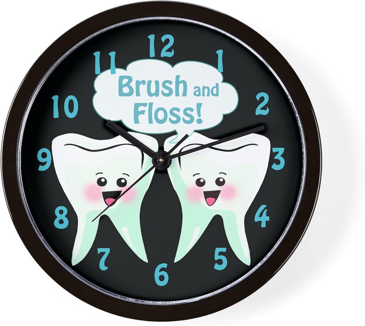 CafePress Funny Dentists Office 10" Wall Clock for Livingroom, Kitchen, or Office