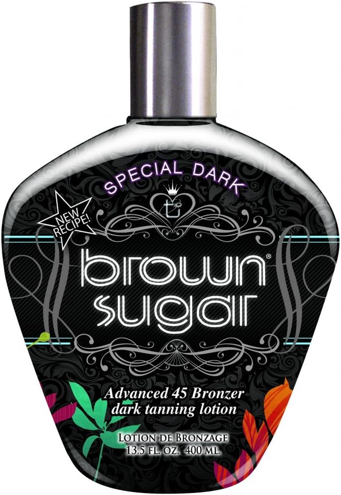 Tan Incorporated Special Dark Brown Sugar Tingle-Free Advanced 45 Bronzer Tanning Lotion 400 ml