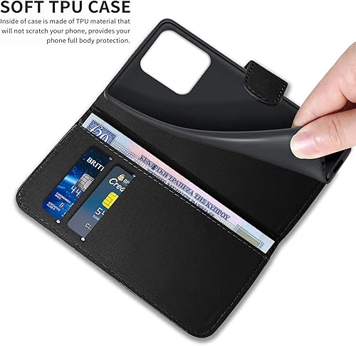 Miniatura 5 de WenTian Funda para Xiaomi Redmi 12C, hermoso patrón de cuero Kickstand Flip Wallet Bag Funda para Xiaomi Redmi 12C
