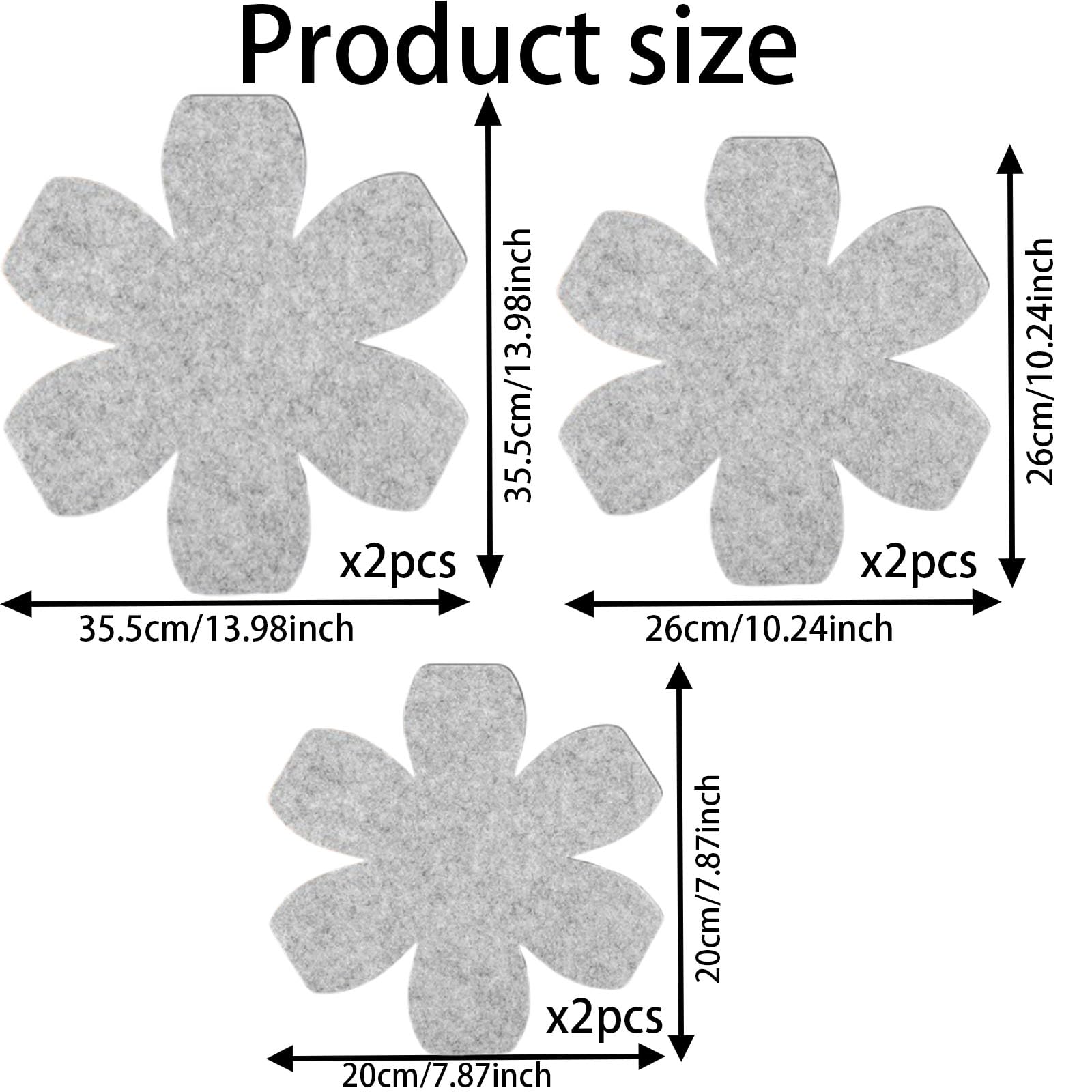 3 Piezas Protector de ollas y sartenes, Protector apilable, 3 tamaños de Fieltro Diferentes, Alfombrilla Aislante Antideslizante Ajustable para ollas y sartenes para protegerlas de arañazos